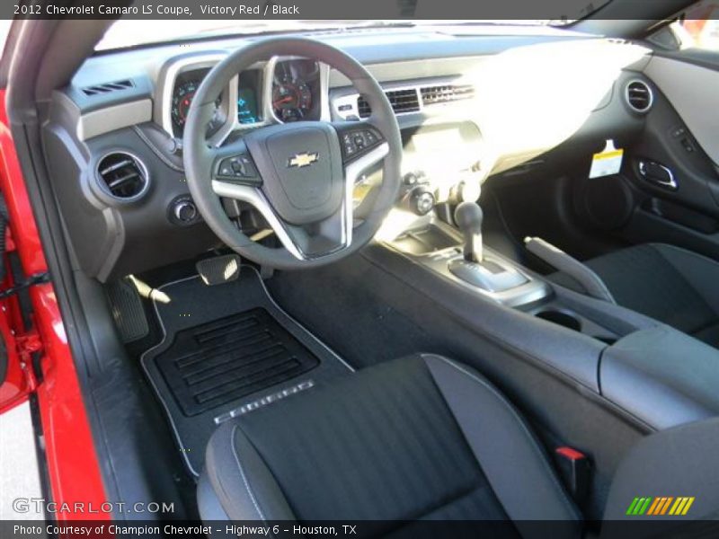 Victory Red / Black 2012 Chevrolet Camaro LS Coupe