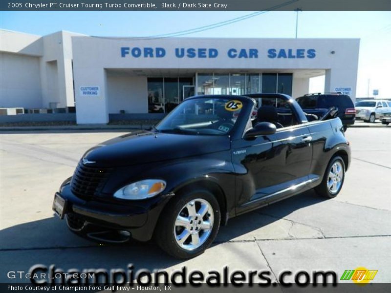 Black / Dark Slate Gray 2005 Chrysler PT Cruiser Touring Turbo Convertible