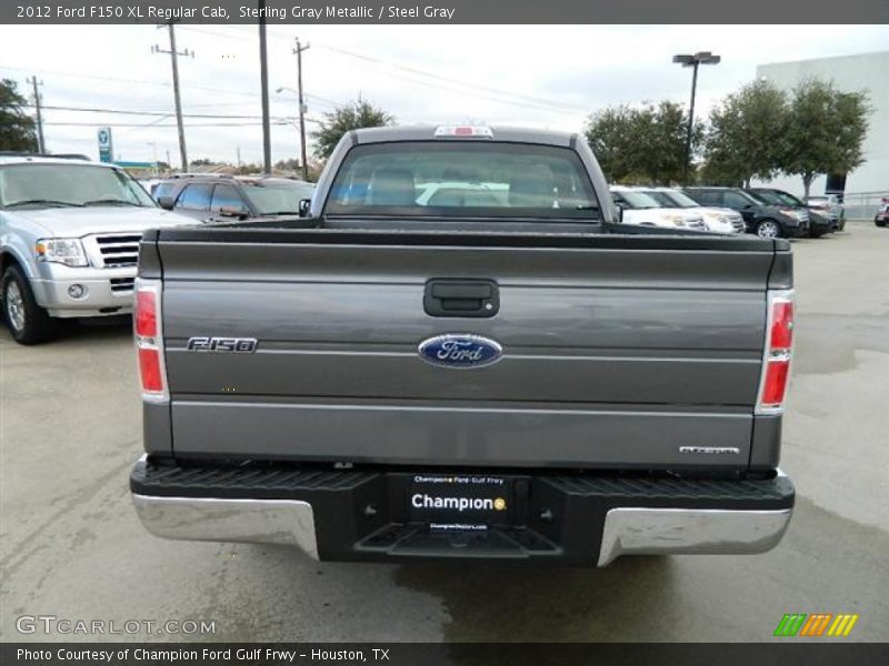 Sterling Gray Metallic / Steel Gray 2012 Ford F150 XL Regular Cab