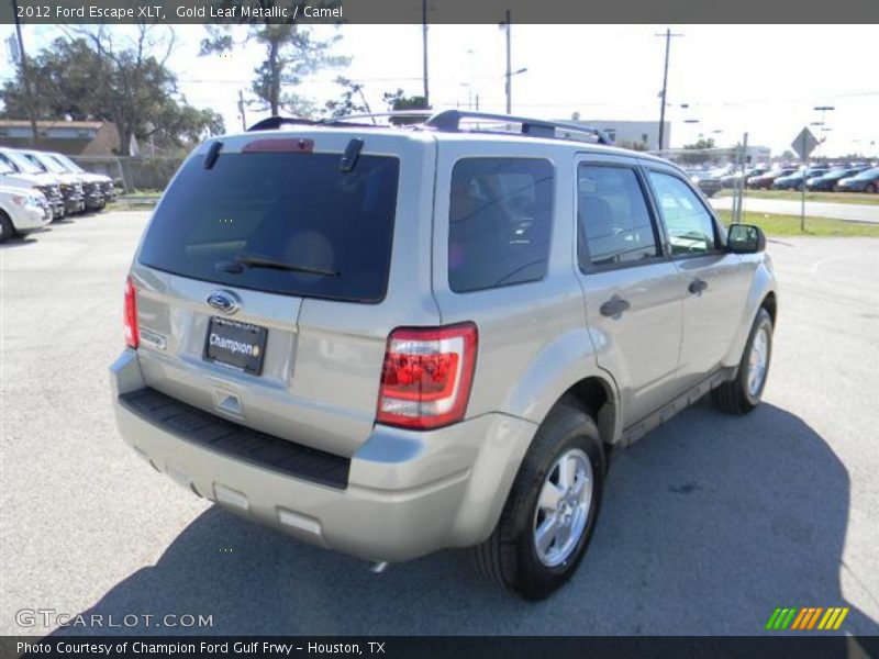 Gold Leaf Metallic / Camel 2012 Ford Escape XLT
