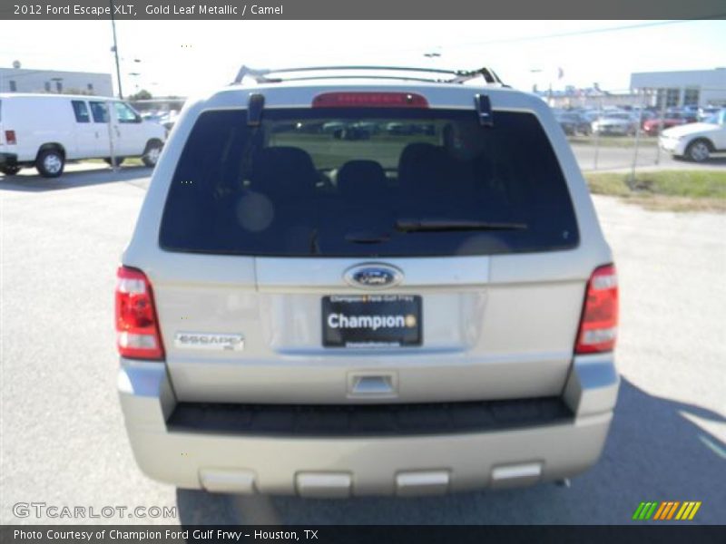 Gold Leaf Metallic / Camel 2012 Ford Escape XLT