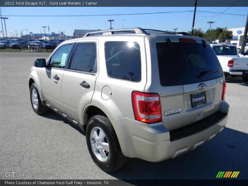 Gold Leaf Metallic / Camel 2012 Ford Escape XLT