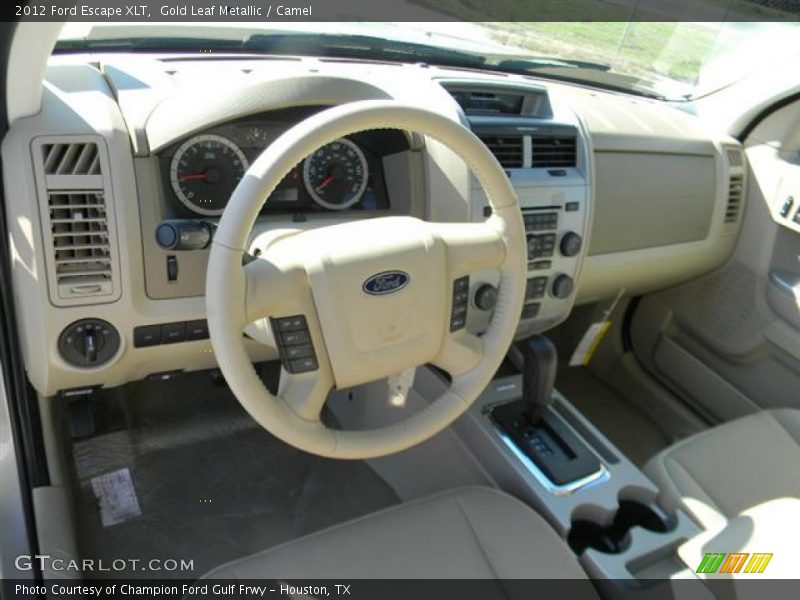 Gold Leaf Metallic / Camel 2012 Ford Escape XLT