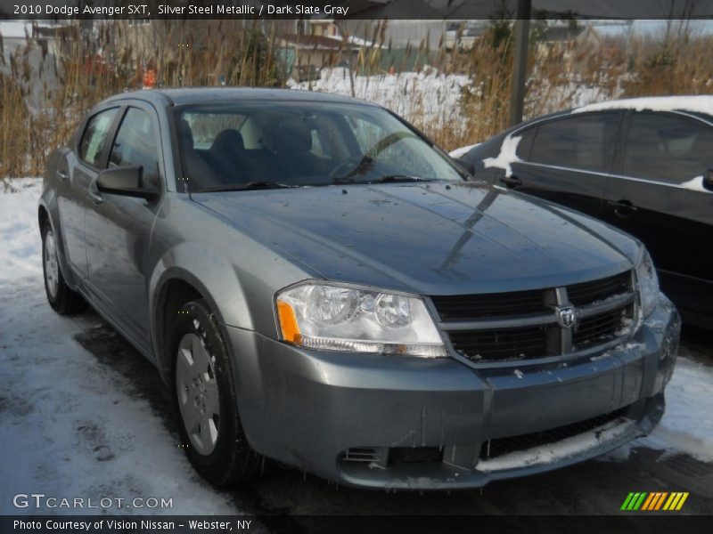 Silver Steel Metallic / Dark Slate Gray 2010 Dodge Avenger SXT