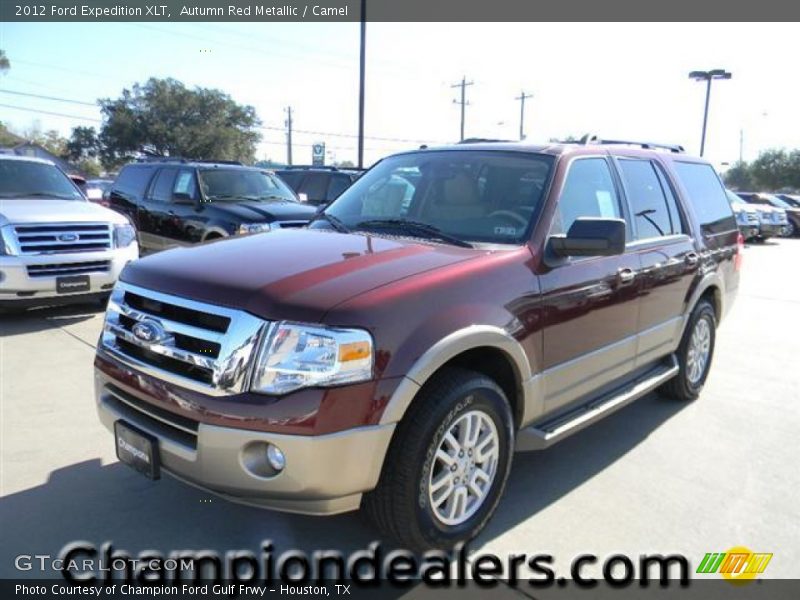 Autumn Red Metallic / Camel 2012 Ford Expedition XLT