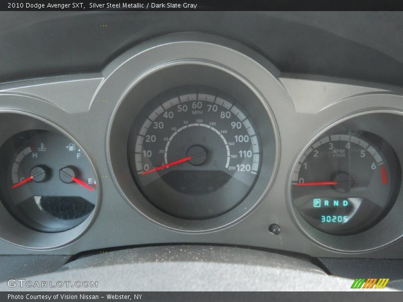 Silver Steel Metallic / Dark Slate Gray 2010 Dodge Avenger SXT
