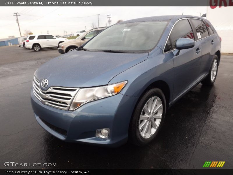 Tropical Sea Metallic / Ivory 2011 Toyota Venza I4