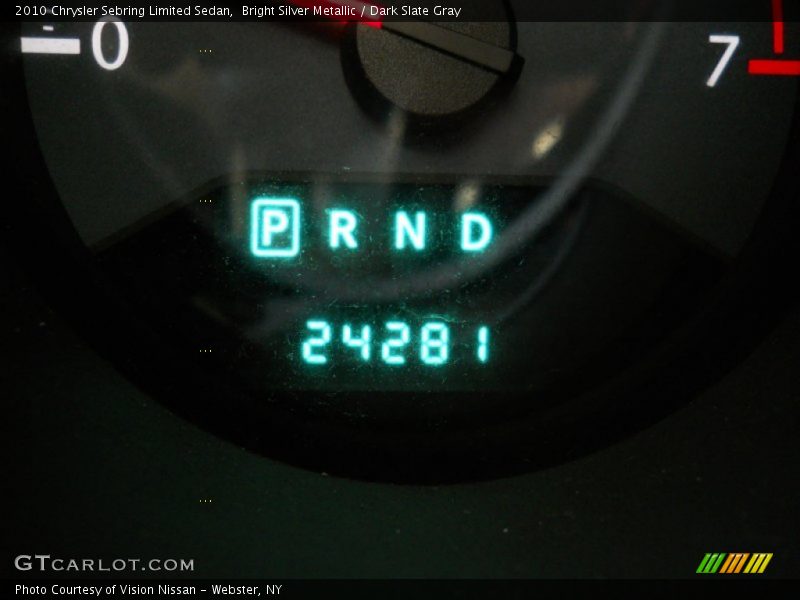 Bright Silver Metallic / Dark Slate Gray 2010 Chrysler Sebring Limited Sedan