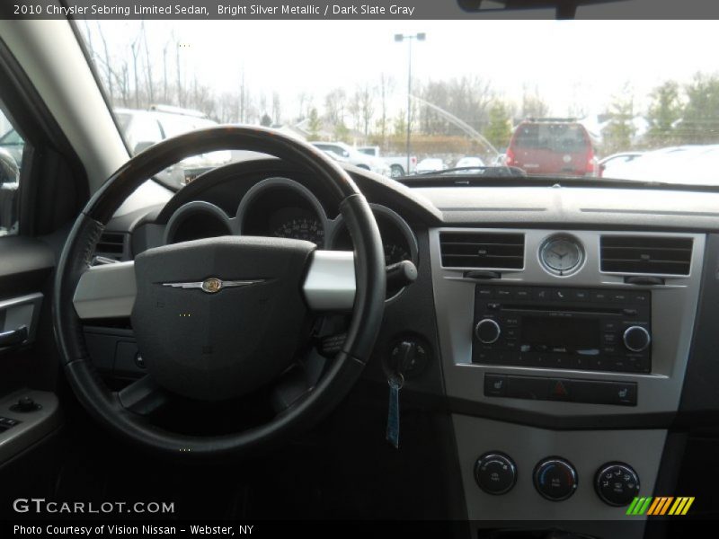 Bright Silver Metallic / Dark Slate Gray 2010 Chrysler Sebring Limited Sedan