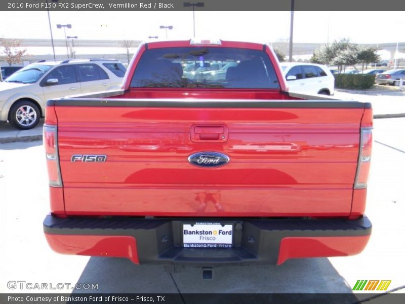 Vermillion Red / Black 2010 Ford F150 FX2 SuperCrew