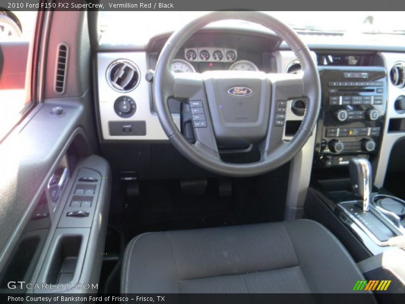 Vermillion Red / Black 2010 Ford F150 FX2 SuperCrew