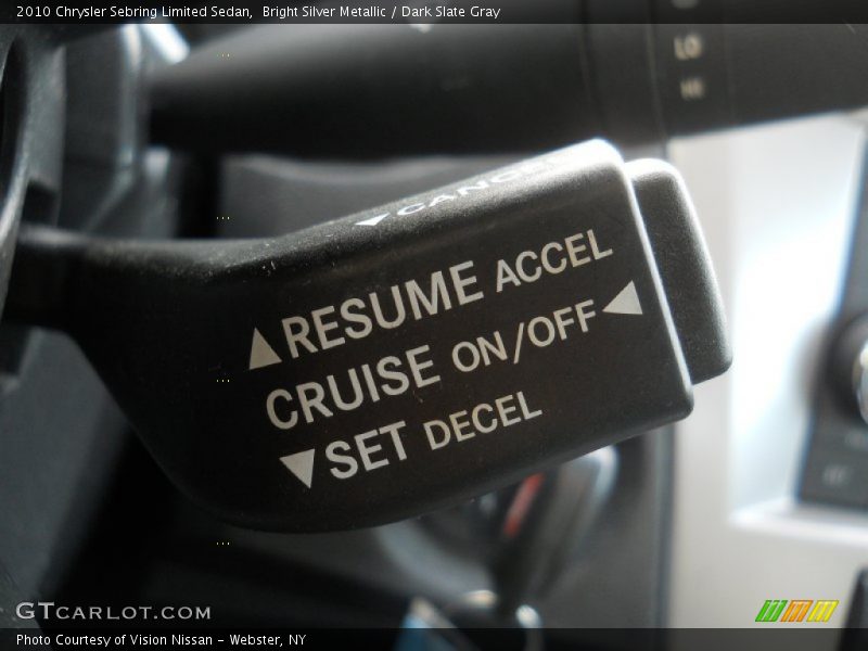 Bright Silver Metallic / Dark Slate Gray 2010 Chrysler Sebring Limited Sedan