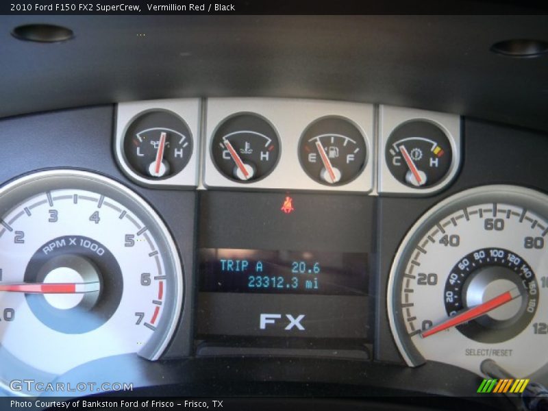Vermillion Red / Black 2010 Ford F150 FX2 SuperCrew