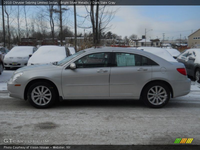 Bright Silver Metallic / Dark Slate Gray 2010 Chrysler Sebring Limited Sedan