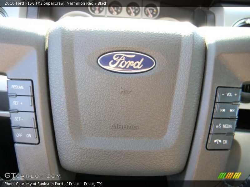 Vermillion Red / Black 2010 Ford F150 FX2 SuperCrew