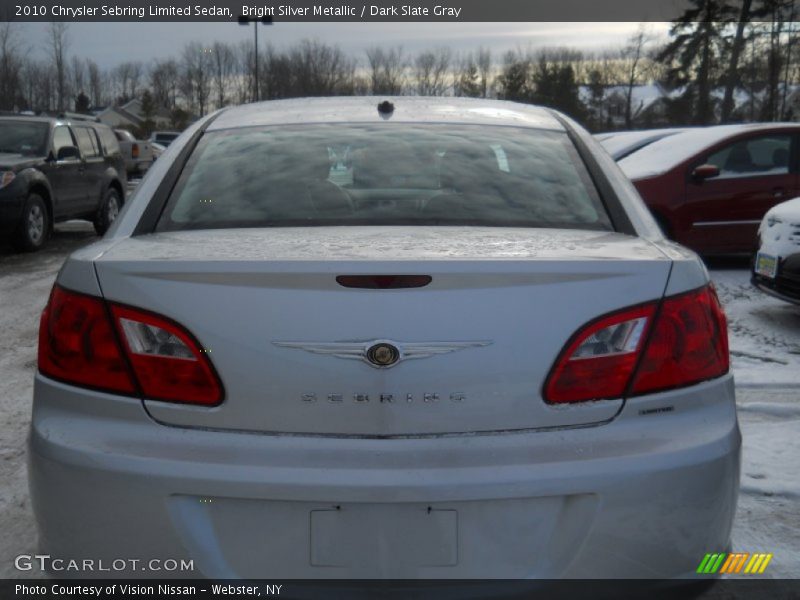 Bright Silver Metallic / Dark Slate Gray 2010 Chrysler Sebring Limited Sedan