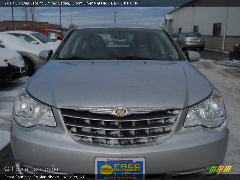 Bright Silver Metallic / Dark Slate Gray 2010 Chrysler Sebring Limited Sedan