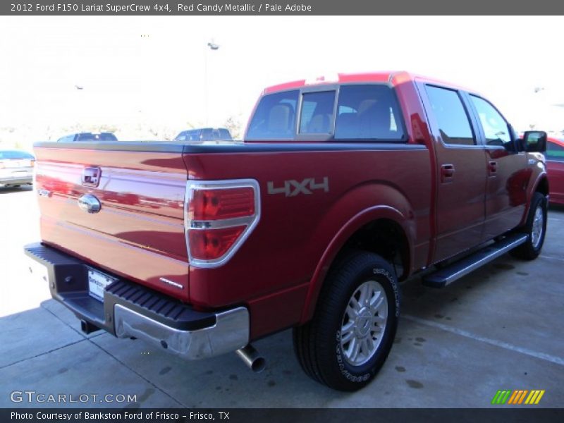 Red Candy Metallic / Pale Adobe 2012 Ford F150 Lariat SuperCrew 4x4