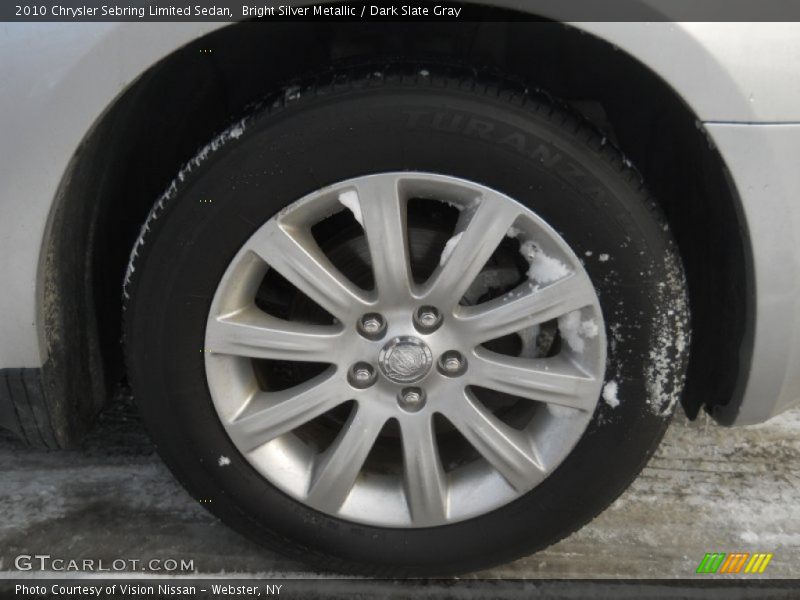 Bright Silver Metallic / Dark Slate Gray 2010 Chrysler Sebring Limited Sedan