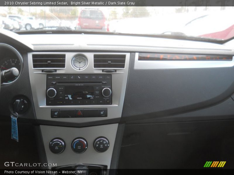 Bright Silver Metallic / Dark Slate Gray 2010 Chrysler Sebring Limited Sedan