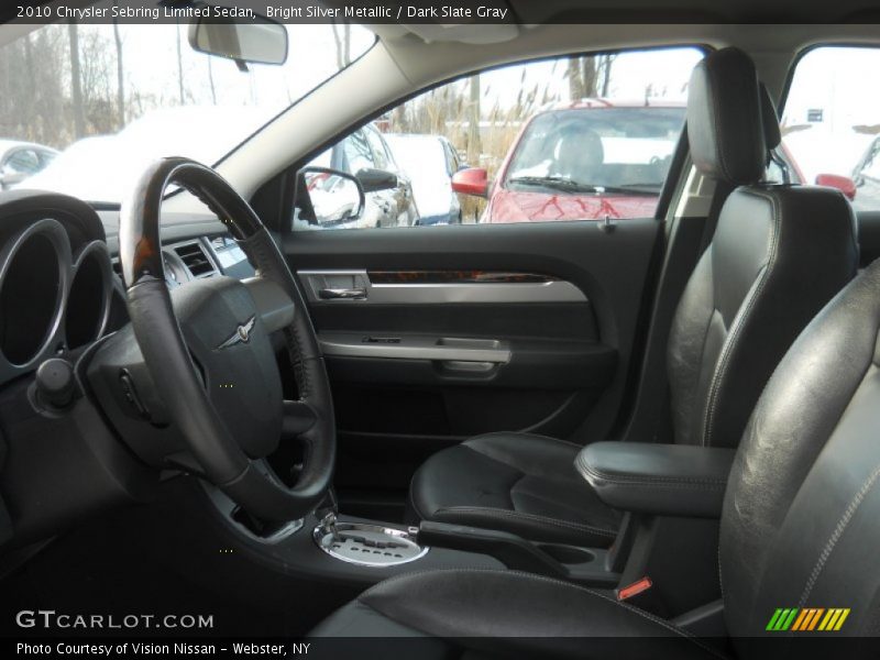 Bright Silver Metallic / Dark Slate Gray 2010 Chrysler Sebring Limited Sedan
