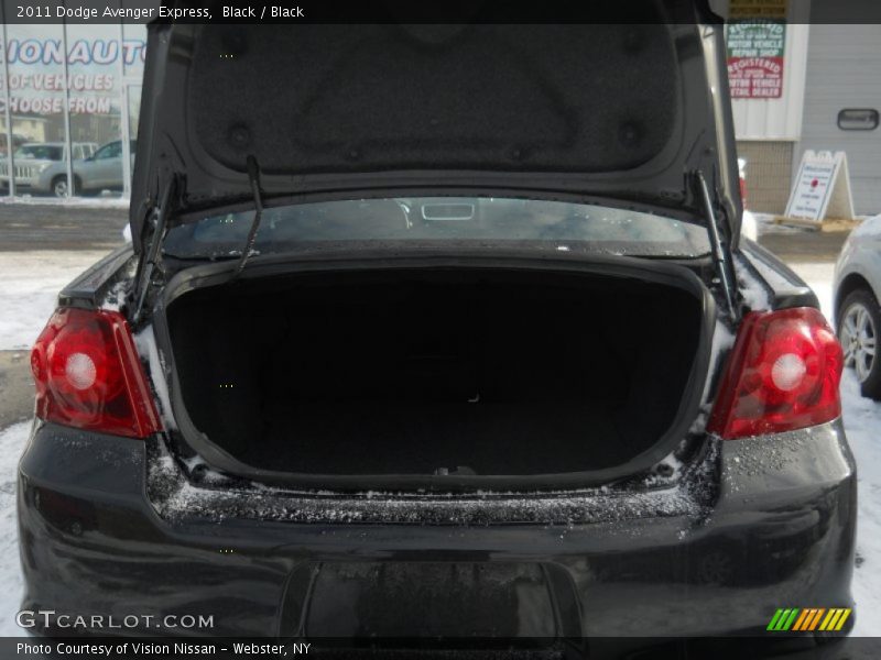 Black / Black 2011 Dodge Avenger Express