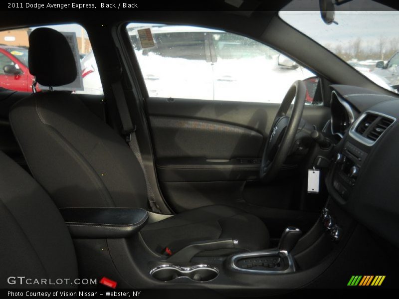 Black / Black 2011 Dodge Avenger Express