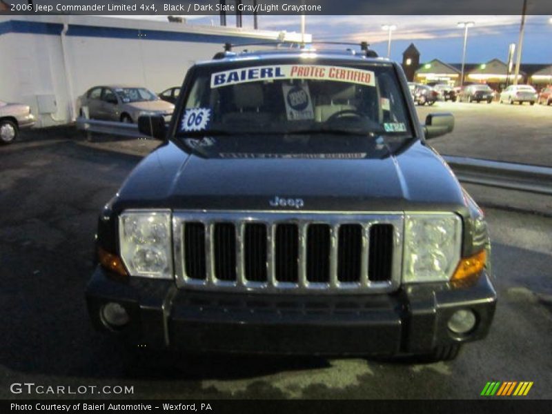 Black / Dark Slate Gray/Light Graystone 2006 Jeep Commander Limited 4x4