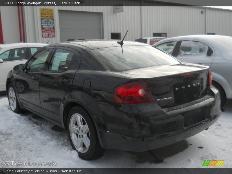 Black / Black 2011 Dodge Avenger Express