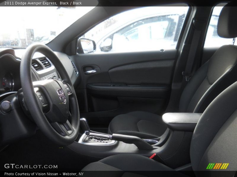 Black / Black 2011 Dodge Avenger Express