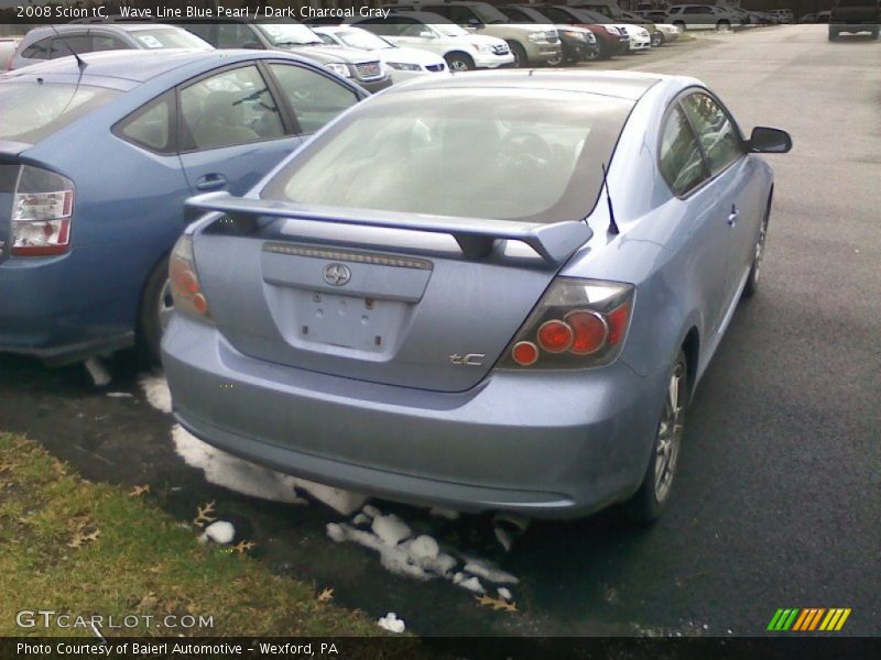 Wave Line Blue Pearl / Dark Charcoal Gray 2008 Scion tC