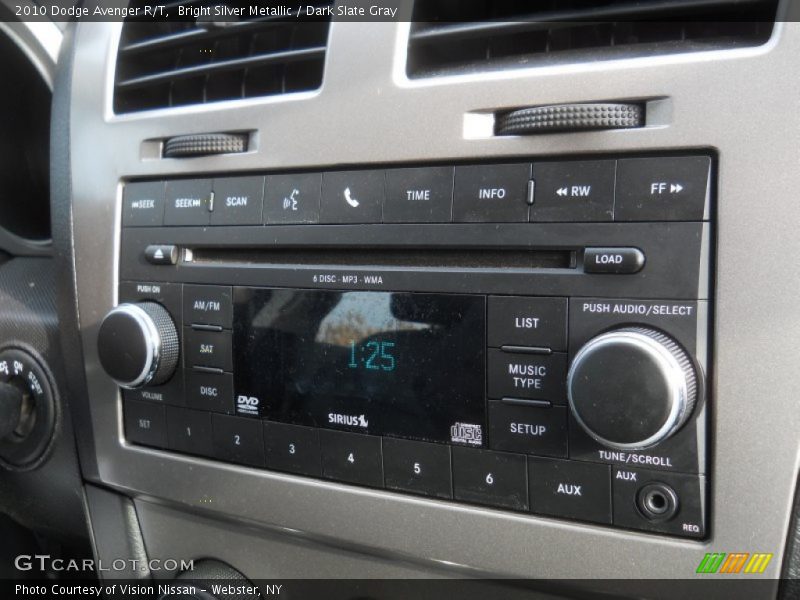 Bright Silver Metallic / Dark Slate Gray 2010 Dodge Avenger R/T