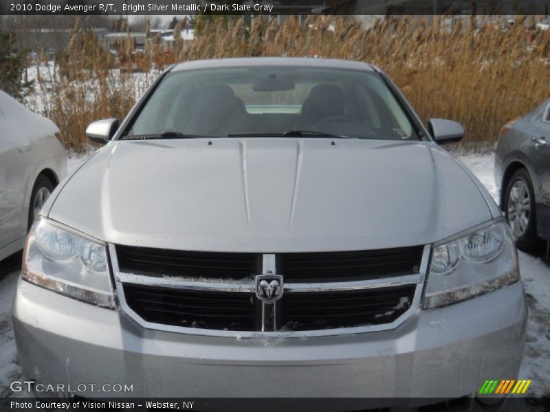 Bright Silver Metallic / Dark Slate Gray 2010 Dodge Avenger R/T