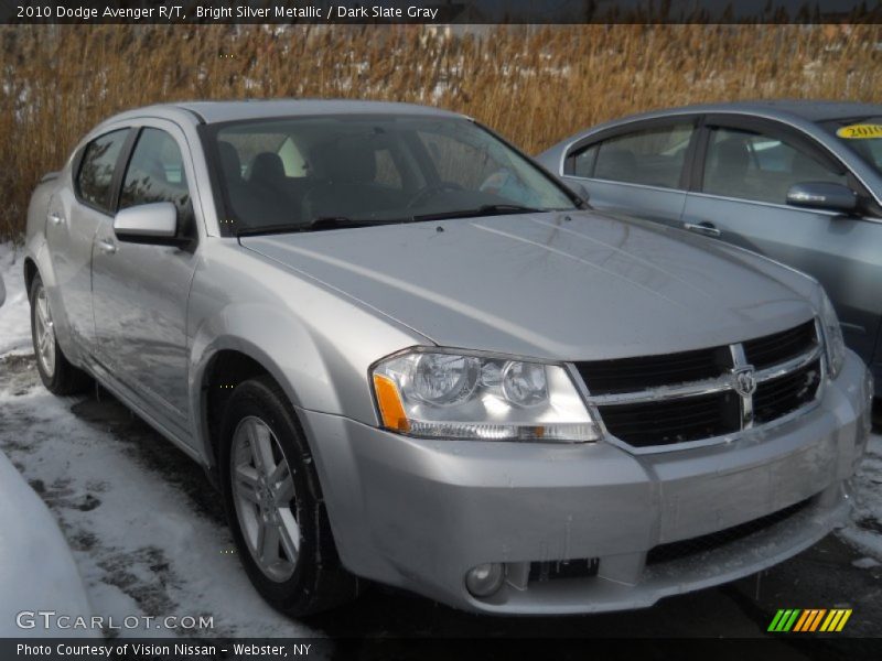 Bright Silver Metallic / Dark Slate Gray 2010 Dodge Avenger R/T