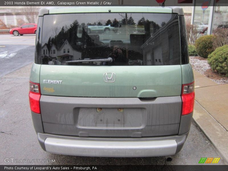 Galapagos Green Metallic / Gray 2003 Honda Element EX AWD