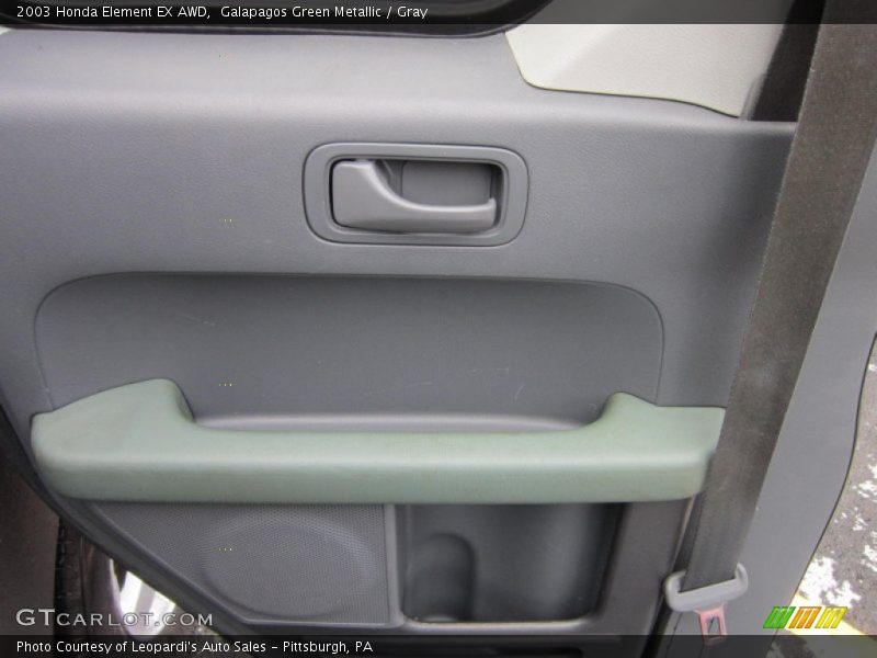 Galapagos Green Metallic / Gray 2003 Honda Element EX AWD