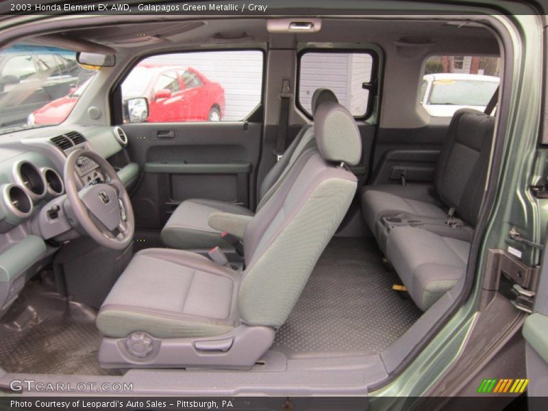 Galapagos Green Metallic / Gray 2003 Honda Element EX AWD