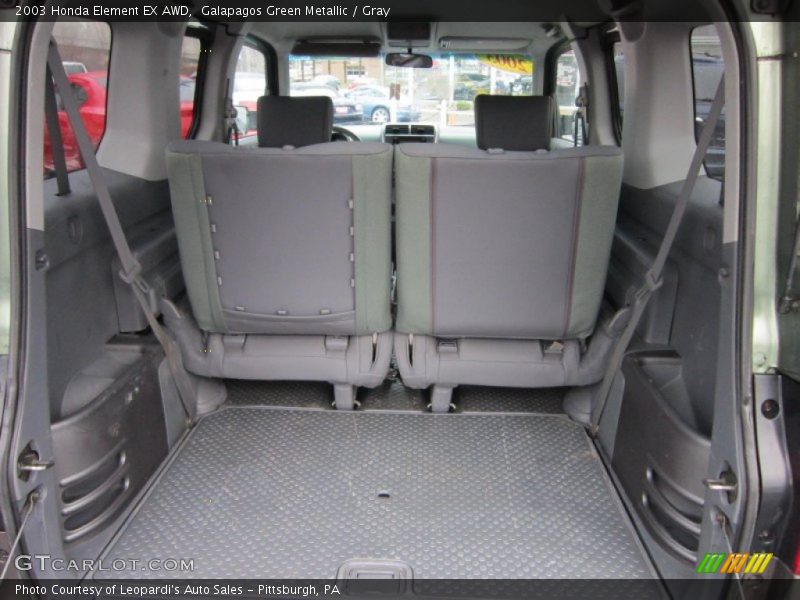Galapagos Green Metallic / Gray 2003 Honda Element EX AWD