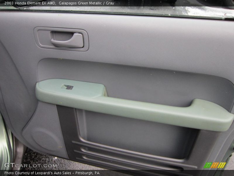 Galapagos Green Metallic / Gray 2003 Honda Element EX AWD