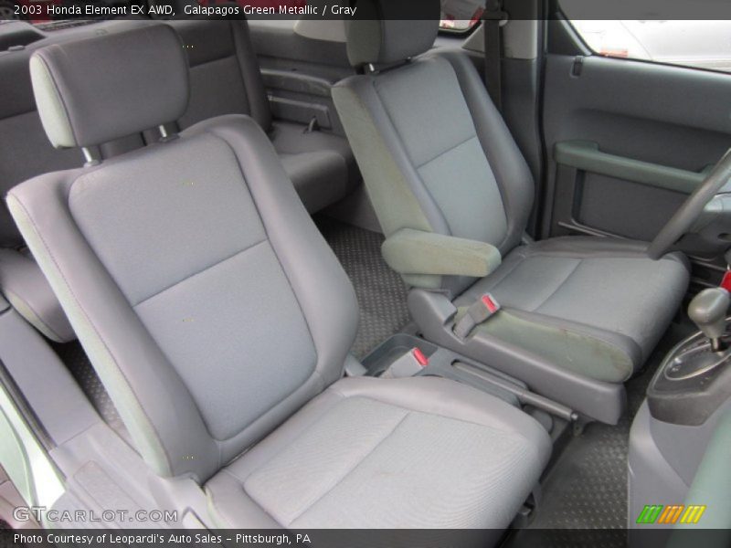Galapagos Green Metallic / Gray 2003 Honda Element EX AWD