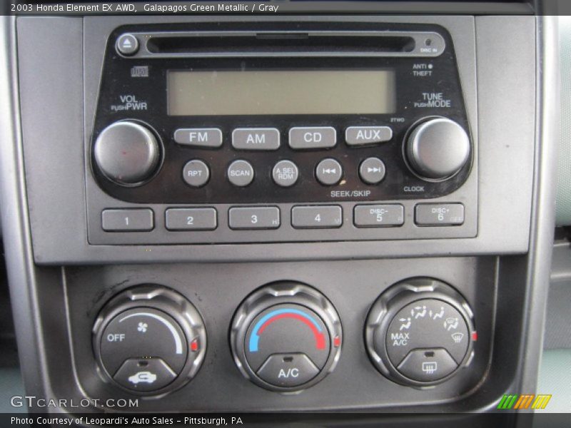Galapagos Green Metallic / Gray 2003 Honda Element EX AWD