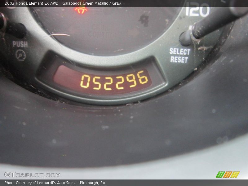 Galapagos Green Metallic / Gray 2003 Honda Element EX AWD