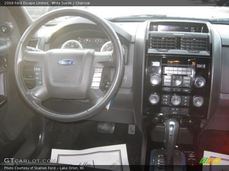 White Suede / Charcoal 2009 Ford Escape Limited