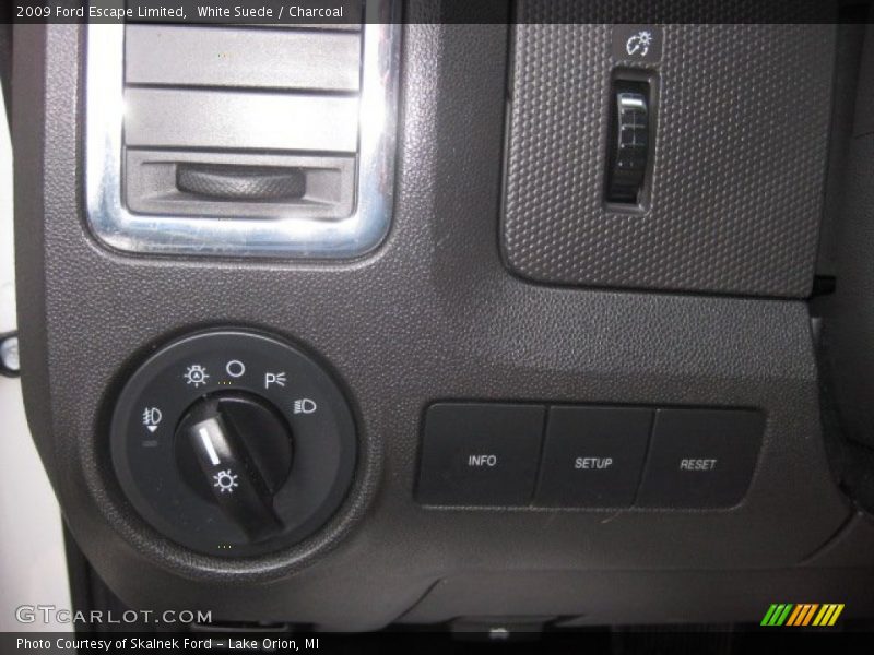 White Suede / Charcoal 2009 Ford Escape Limited