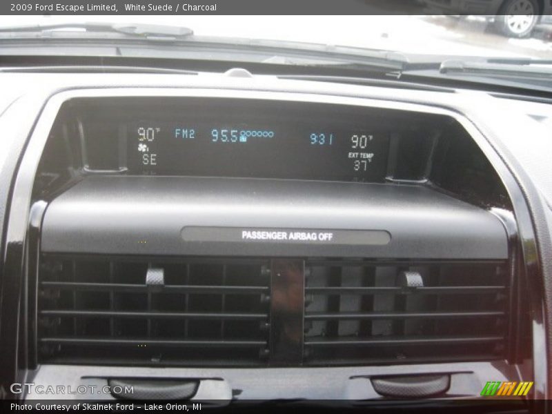 White Suede / Charcoal 2009 Ford Escape Limited