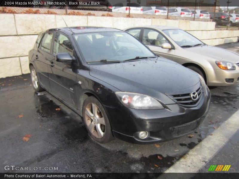 Black Mica / Black 2004 Mazda MAZDA3 s Hatchback