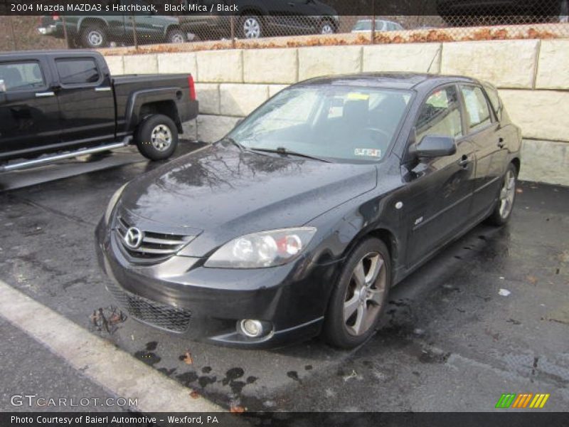 Black Mica / Black 2004 Mazda MAZDA3 s Hatchback
