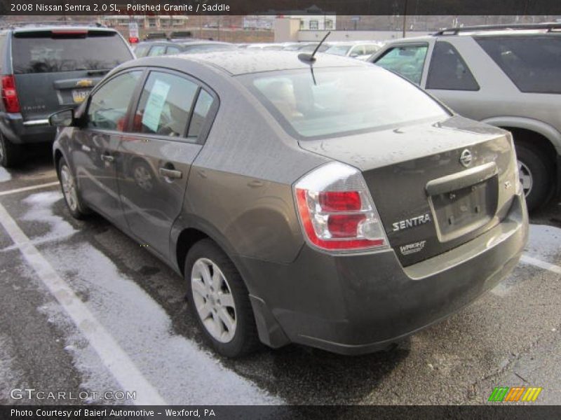 Polished Granite / Saddle 2008 Nissan Sentra 2.0 SL