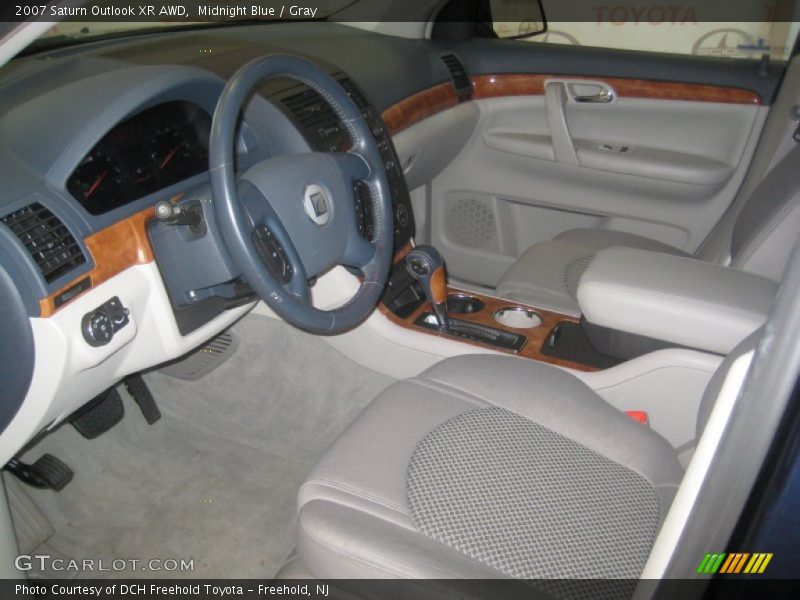 Midnight Blue / Gray 2007 Saturn Outlook XR AWD