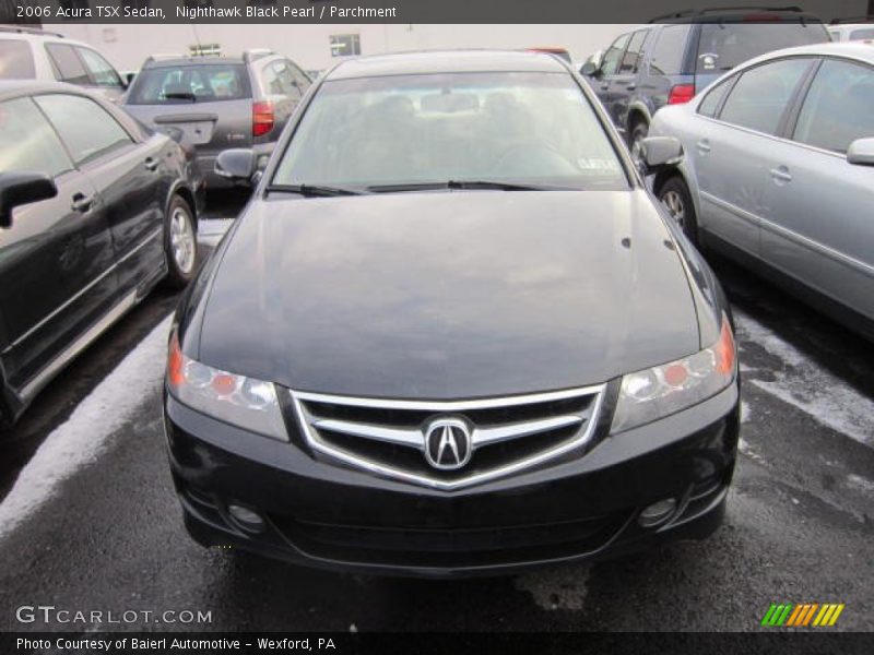 Nighthawk Black Pearl / Parchment 2006 Acura TSX Sedan